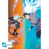 NARUTO SHIPPUDEN - Poster Maxi 91.5x61 - Naruto vs Sasuke*