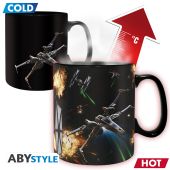 STAR WARS - Mug Heat Change - 460 ml - Space Battle - with box  x2*