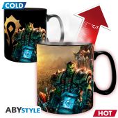 WORLD OF WARCRAFT - Mug Heat Change - 460 ml - Azeroth - with box  x2