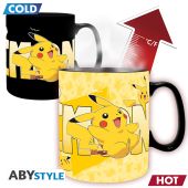 POKEMON - Mug Heat Change - 460 ml - Pikachu x2 see ABYMUGA460