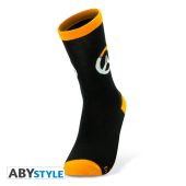 OVERWATCH - Socks - Black & Orange - Logo*
