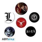 DEATH NOTE - Badge Pack - Mix X4
