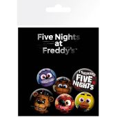 FIVE NIGHTS AT FREDDY'S – Badge Pack – Mix X4*