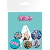 HATSUNE MIKU - Badge Pack - Mix X4