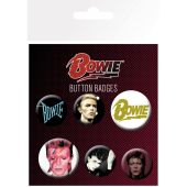 DAVID BOWIE - Badge Pack - Mix X4