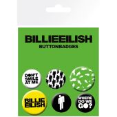 BILLIE EILISH - Badge Pack - Stickman X4