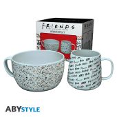 FRIENDS - Breakfast Set Mug + Bowl - Doodle*