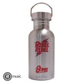 DAVID BOWIE - Canteen Steel Bottle - Rebel