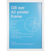GBEYE - MDF White Frame - A2 - 42 x 59,4cm - X2