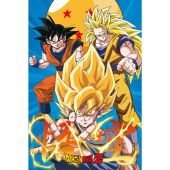 DRAGON BALL - Poster Maxi 91.5x61 - 3 Gokus