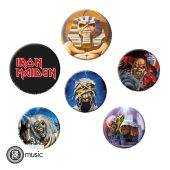 IRON MAIDEN - Badge Pack - Mix X4