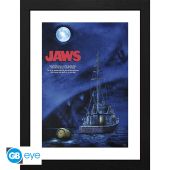 JAWS - Framed Print Illusion  (30x40) x2*