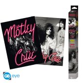 MOTLEY CRUE - Set 2 Posters Chibi 52x38 - Neon and Straightjacketsx4