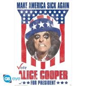 ALICE COOPER - Poster Maxi 91.5x61 - Cooper for President