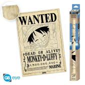 ONE PIECE - Parchment poster - Wanted Luffy