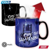 METALLICA - Mug Heat Change-460 ml-Ride the Lightning - with box x2