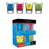 FRIENDS - Set of 4 shooters - Quotes*