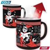DC COMICS - Mug Heat Change - 320 ml - Harley Quinn Psychotic x2*