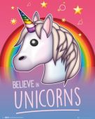 EMOJI - Poster Believe in Unicorns (50x40)*