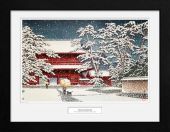 KAWASE - Framed Print - Zojo Temple in the Snow (30x40) x2