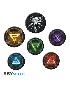THE WITCHER - Badge Pack – Signs X4