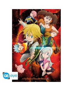THE SEVEN DEADLY SINS - Poster Maxi 91.5x61 Characters