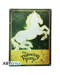 LORD OF THE RINGS - Metal plate Prancing Pony (28x38)*