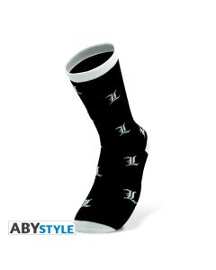 DEATH NOTE - Socks - Black & White - L*