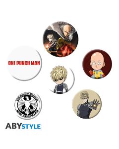 ONE PUNCH MAN - Badge Pack - Mix X4