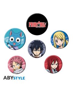 FAIRY TAIL – Badge Pack – Characters X4
