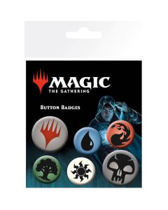 MAGIC THE GATHERING - Badge Pack – Mana Symbols X4