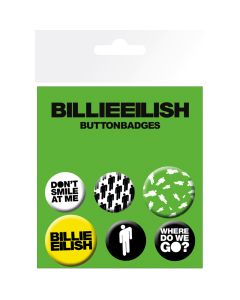BILLIE EILISH - Badge Pack - Stickman X4