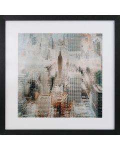 GBEYE - Framed print "Empire state of mind by Carmine" (40x40cm) x2