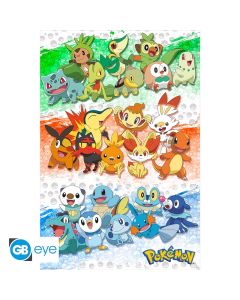 POKEMON - Poster Maxi 91.5x61 - First Partners