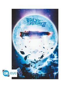 BACK TO THE FUTURE - Poster Maxi 91.5x61 Flying DeLorean*