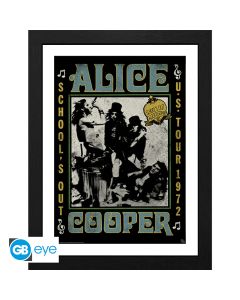 ALICE COOPER - Framed print School's out Tour (30x40) x2