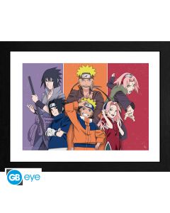 NARUTO SHIPPUDEN - Framed print Adults and children (30x40) x2