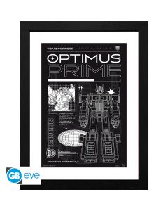 TRANSFORMERS - Framed print "Optimus Schematic" (30x40) x2