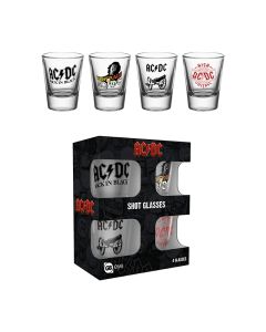 AC/DC - Set of 4 Shooters - Mix