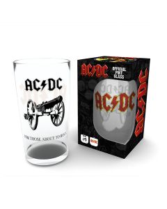 AC/DC - Large Glass - 400ml - Rock - box x2
