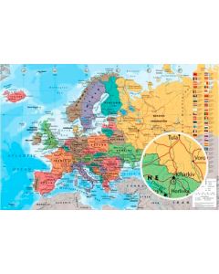 EUROPEAN MAP - Poster Maxi 91.5x61 -