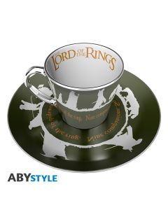LORD OF THE RINGS - Mirror mug & plate set - Fellowship*