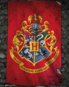 HARRY POTTER - Poster Hogwarts Flag (50x40)*