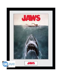 JAWS - Framed Print Key Art (30x40) x2