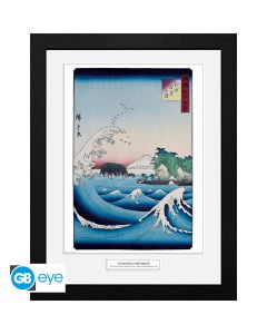 HIROSHIGE - Framed Print - The Seven Ri Beach (30x40) x2 POD