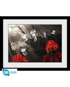 TOKYO GHOUL: RE - Framed Print Red Flowers (30x40) x2*