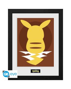 POKEMON - Framed Print - Pikachu Silho 25 (30x40) x2 POD