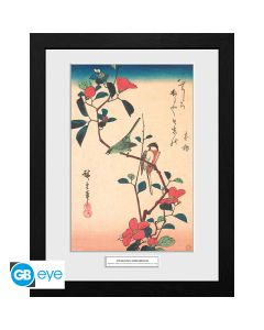 HIROSHIGE - Framed Print - Japanese White-eye and Ti (30x40) x2 POD